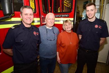 Hartley Wintney Team with Bob and his wife