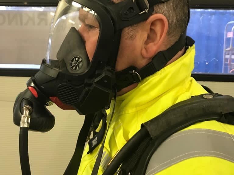 Breathing apparatus Hampshire & Isle of Wight Fire & Rescue Service