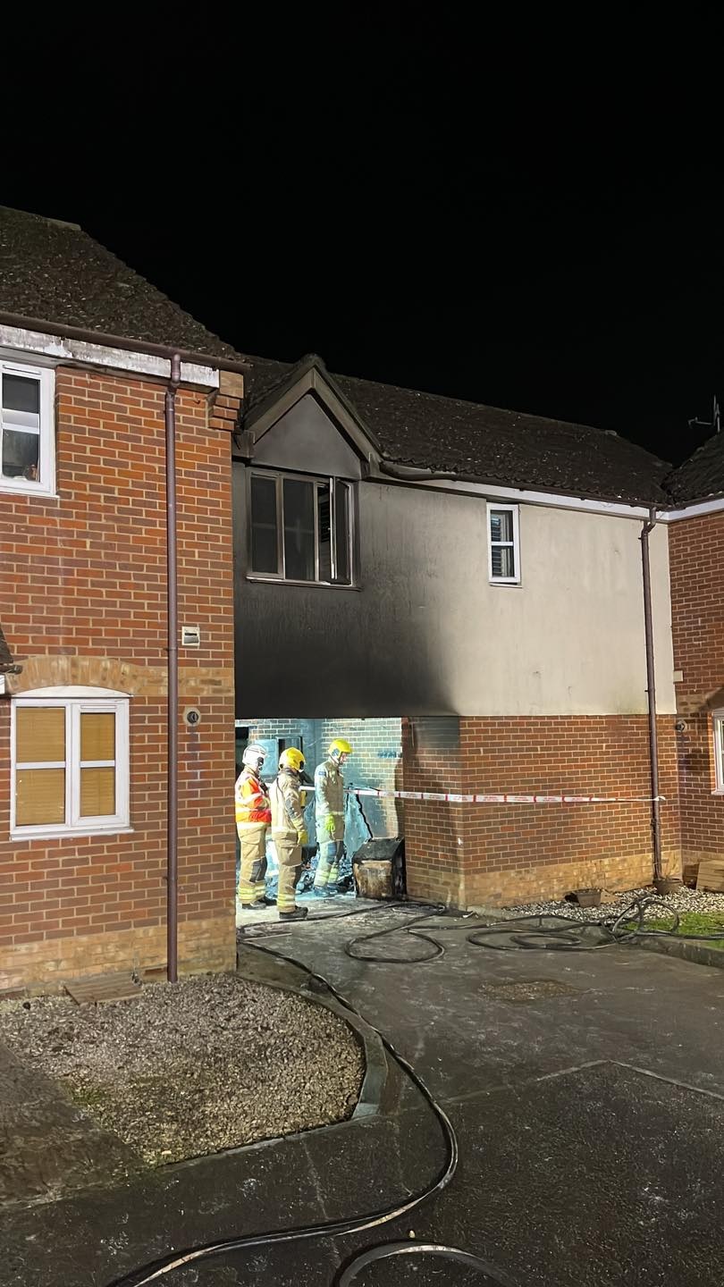 Tumble dryer sparks Church Crookham house fire Hampshire & Isle of