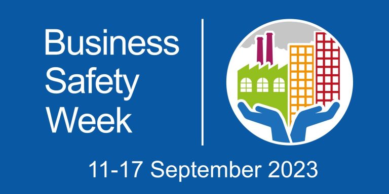 Business Safety Week 2023 Logo English dates