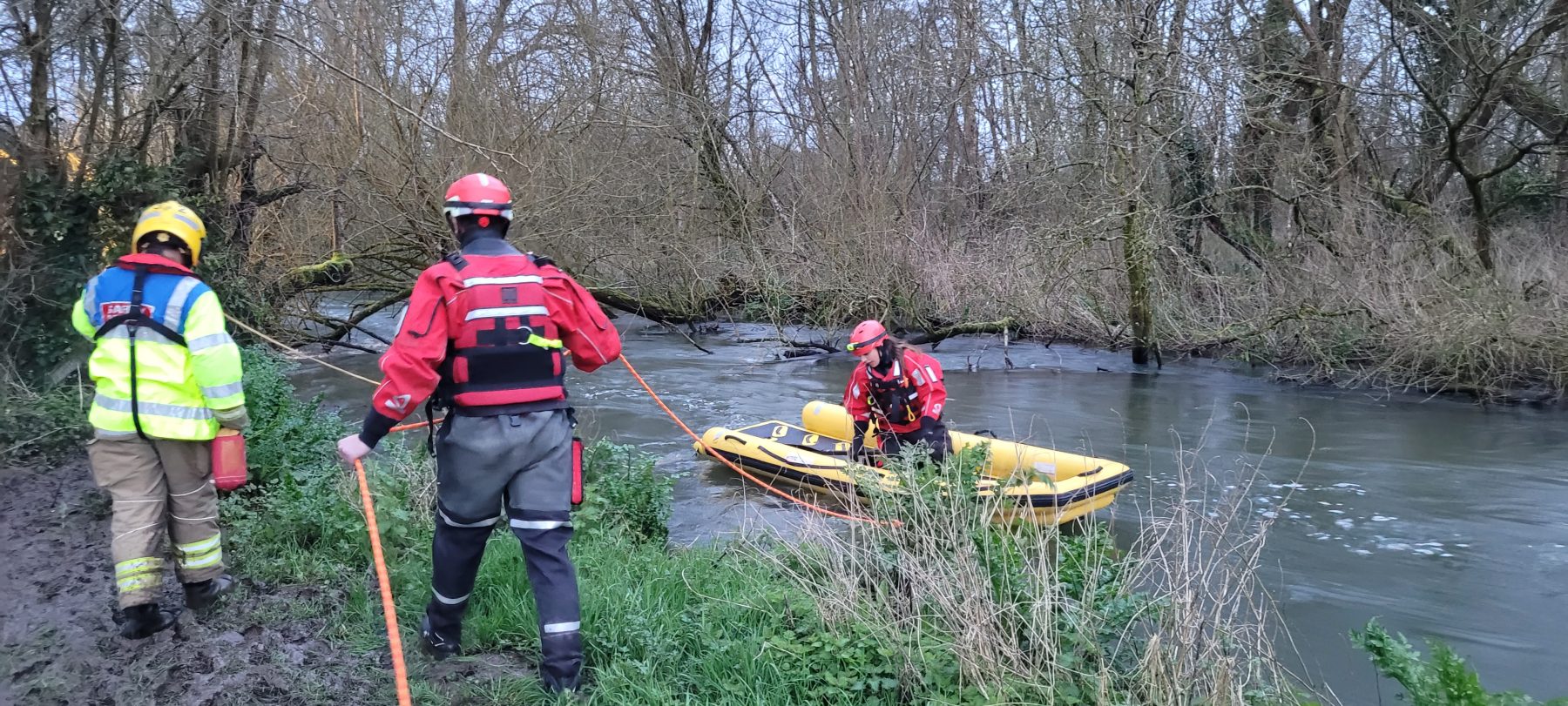 Teenager swept away in river current rescued by Hampshire and Wiltshire ...