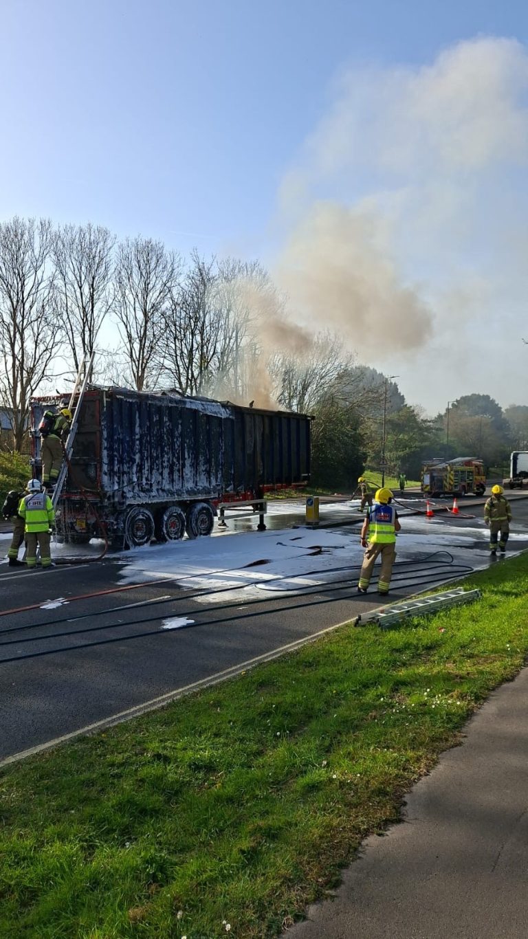 Lorry fire 2