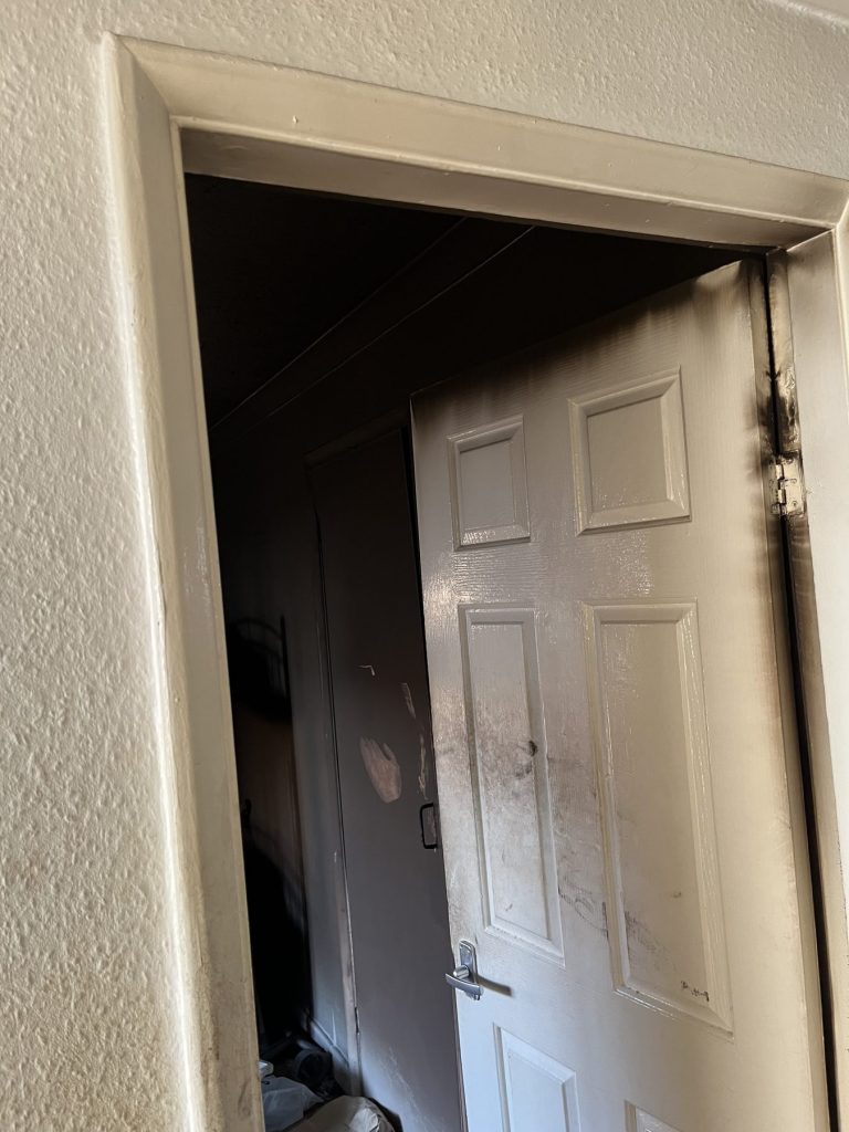 bedroom door southampton fire
