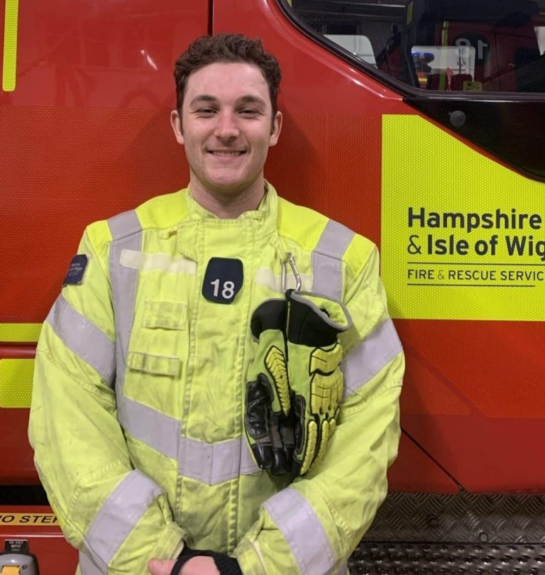 Fire Cadet Instructor Finn Dellow