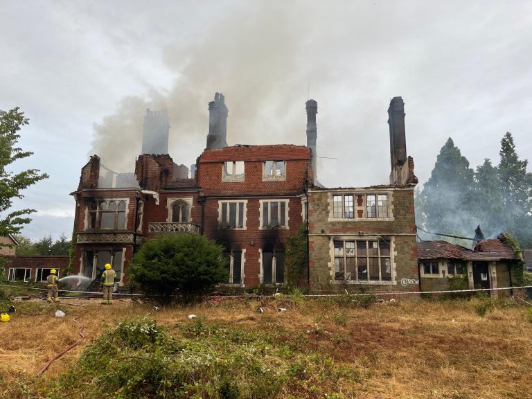 Liss derelict building