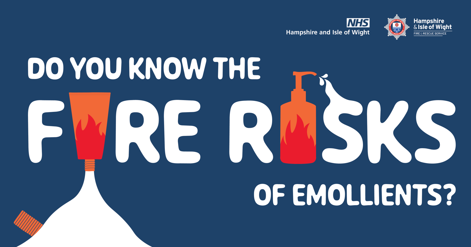 Fire Service and health partners relaunch emollients fire safety campaign
